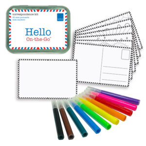 Hello On-the-Go Kids Postcard Play Set – Kids coloring