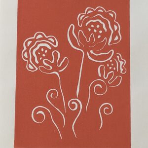 Original Linocut “Growth Spurt”