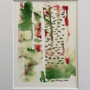 Watercolor Giclee Print “Birch Trees”