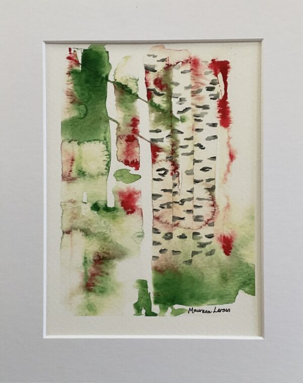 Watercolor Giclee Print “Birch Trees”