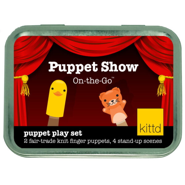 Puppet Show On-the-Go Kids Pretend Play Set! Kids travel toy