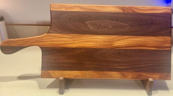 Handcrafted Walnut and Canarywood Charcuterie Boards