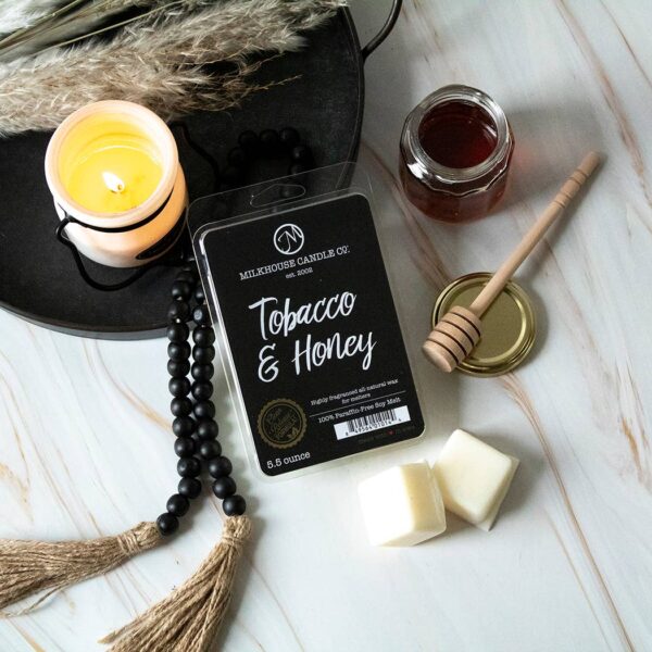 5.5 oz Wax Melts: Tobacco & Honey