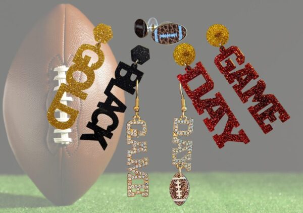 Football Earrings