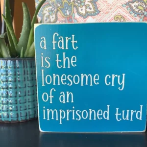 Funny Fart Bathroom Sign