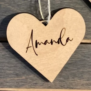 Extra Personalized Family Ties Heart