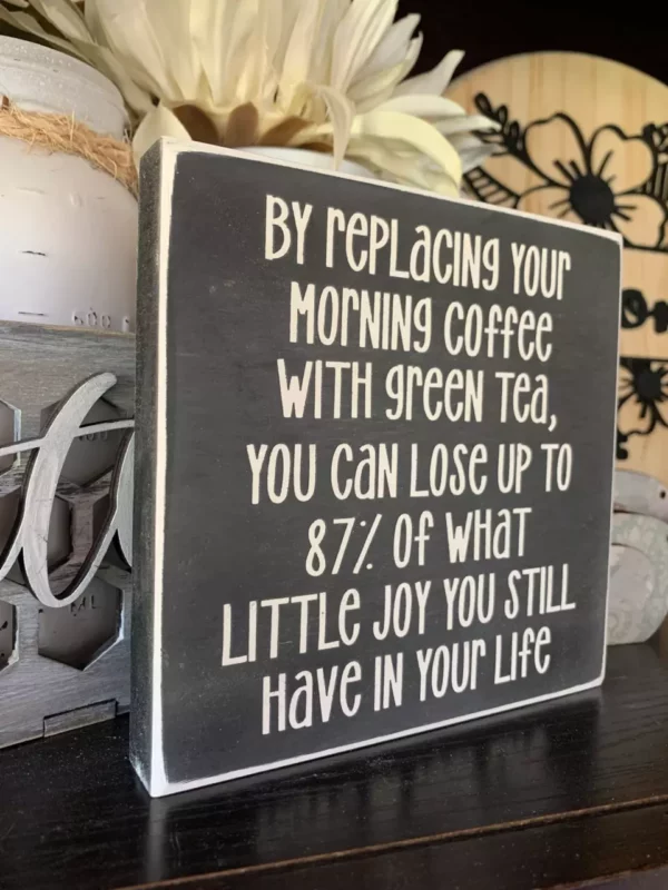 Wooden Coffee Sign