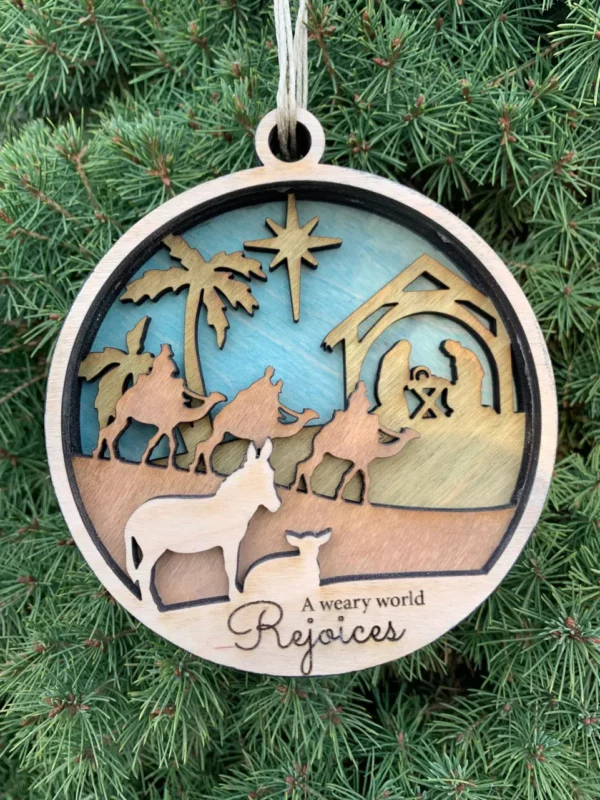 Bethlehem Nativity Christmas Ornament