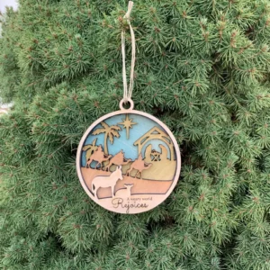 Bethlehem Nativity Christmas Ornament