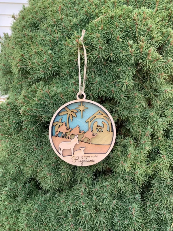 Bethlehem Nativity Christmas Ornament