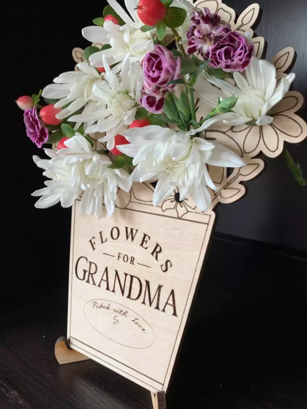 Flower Holder with Easel