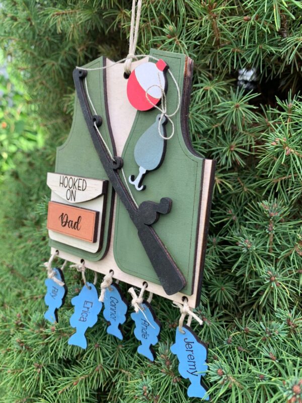 Fishing Vest Ornament