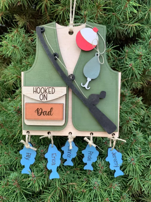 Fishing Vest Ornament