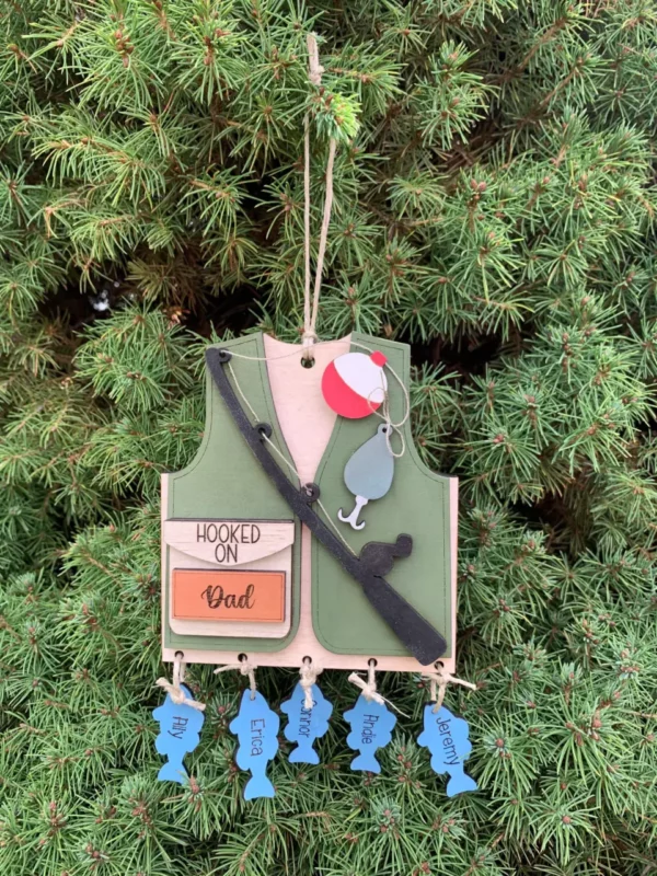 Fishing Vest Ornament