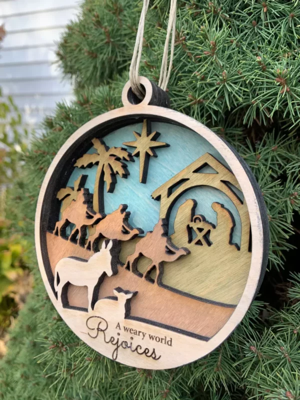 Bethlehem Nativity Christmas Ornament