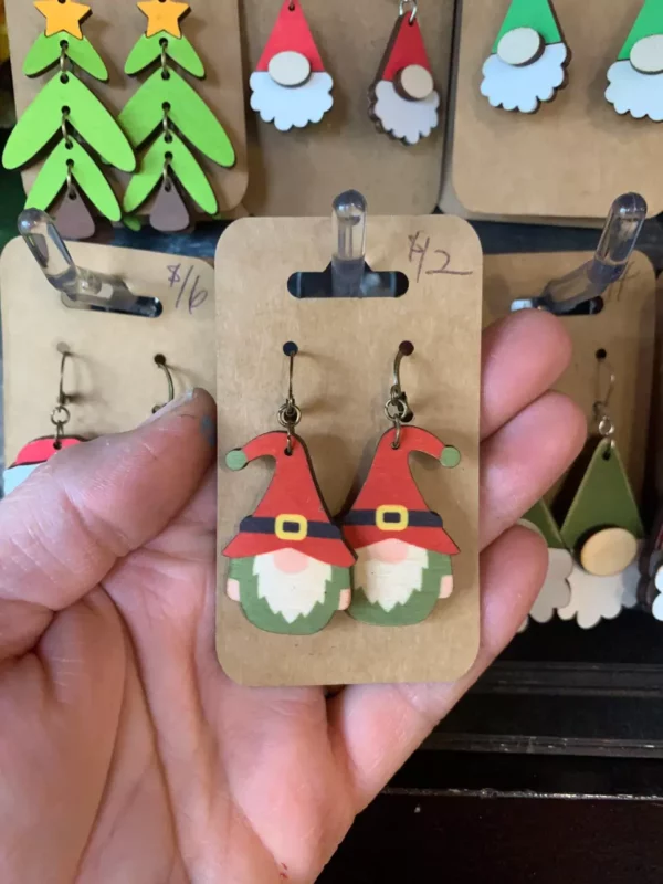 Christmas Gnome Earrings