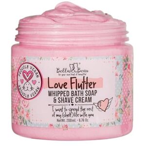 Bella & Bear Love Flutter Whipped Bath Soap and Shave Cream