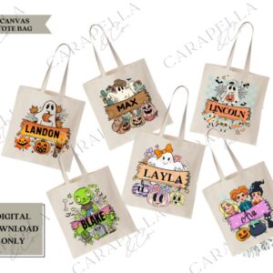 Canvas Trick or Treat Bag