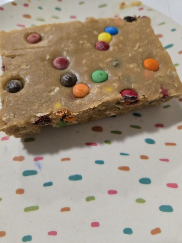 Monster Cookie Dough Fudge