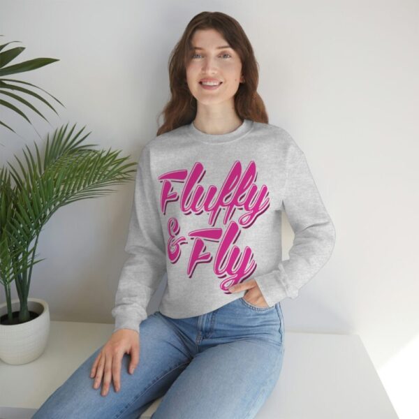 Fluffy & Fly  Unisex Heavy Blend™ Crewneck Sweatshirt