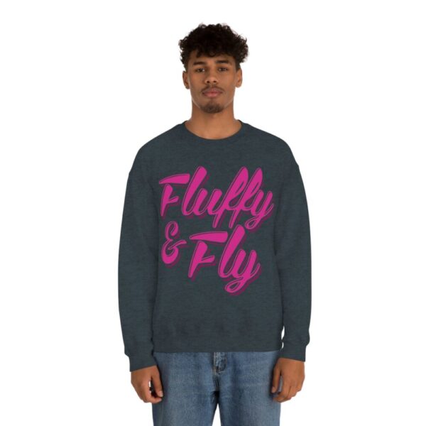 Fluffy & Fly  Unisex Heavy Blend™ Crewneck Sweatshirt