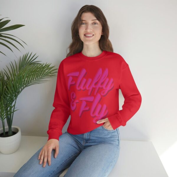 Fluffy & Fly  Unisex Heavy Blend™ Crewneck Sweatshirt