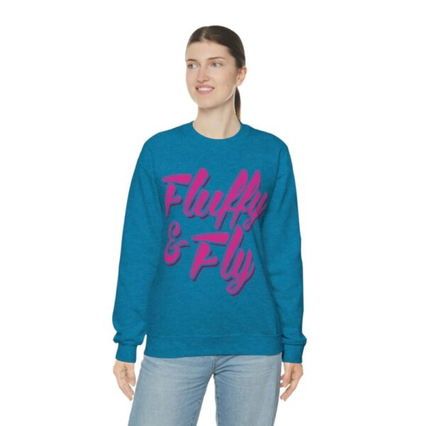 Fluffy & Fly  Unisex Heavy Blend™ Crewneck Sweatshirt