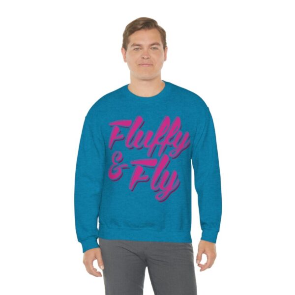 Fluffy & Fly  Unisex Heavy Blend™ Crewneck Sweatshirt