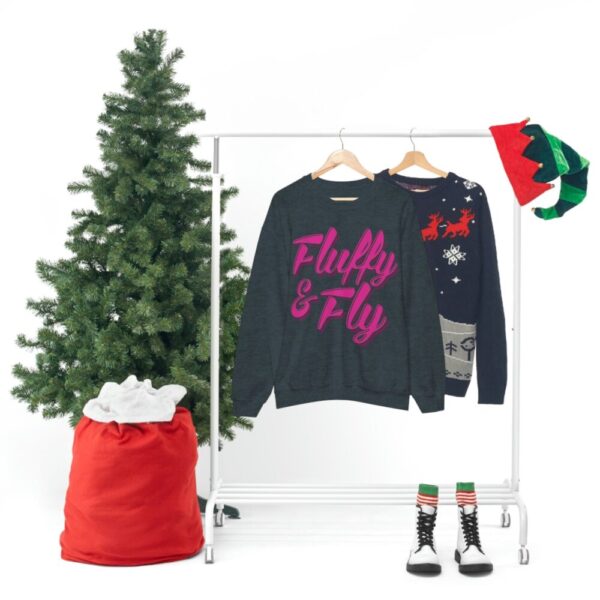 Fluffy & Fly  Unisex Heavy Blend™ Crewneck Sweatshirt