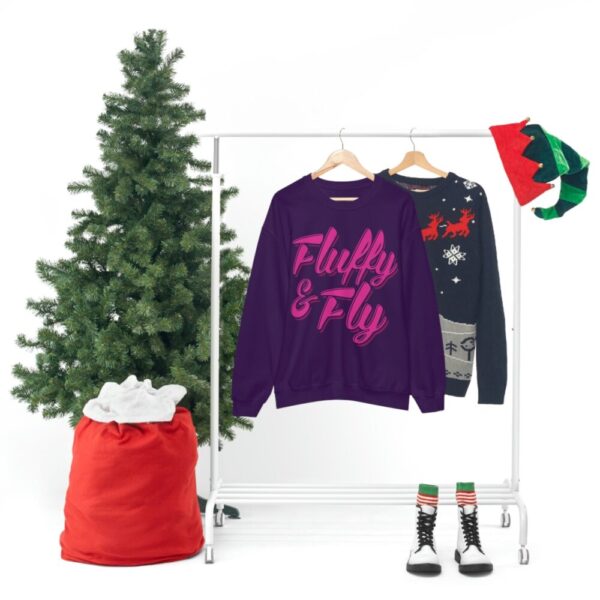 Fluffy & Fly  Unisex Heavy Blend™ Crewneck Sweatshirt