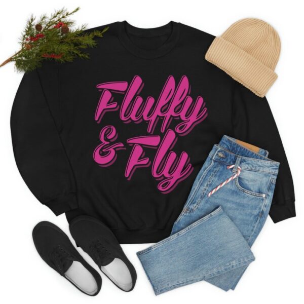 Fluffy & Fly  Unisex Heavy Blend™ Crewneck Sweatshirt