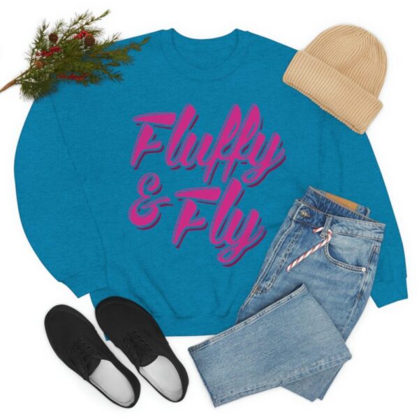 Fluffy & Fly  Unisex Heavy Blend™ Crewneck Sweatshirt