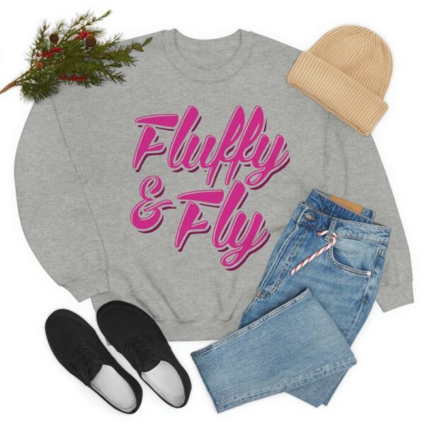 Fluffy & Fly  Unisex Heavy Blend™ Crewneck Sweatshirt