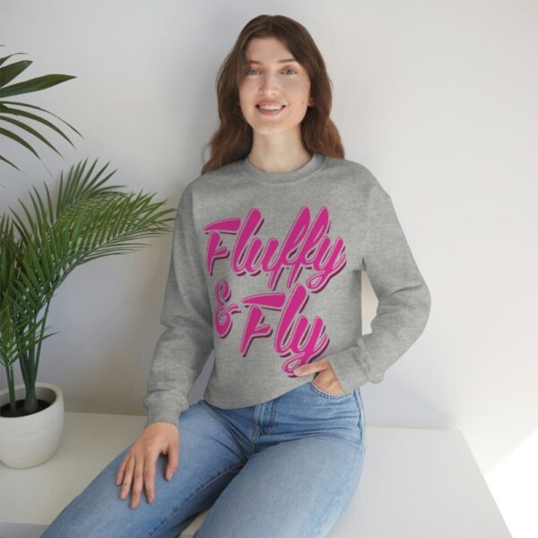 Fluffy & Fly  Unisex Heavy Blend™ Crewneck Sweatshirt