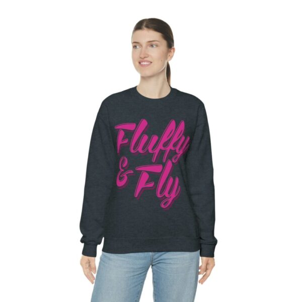 Fluffy & Fly  Unisex Heavy Blend™ Crewneck Sweatshirt