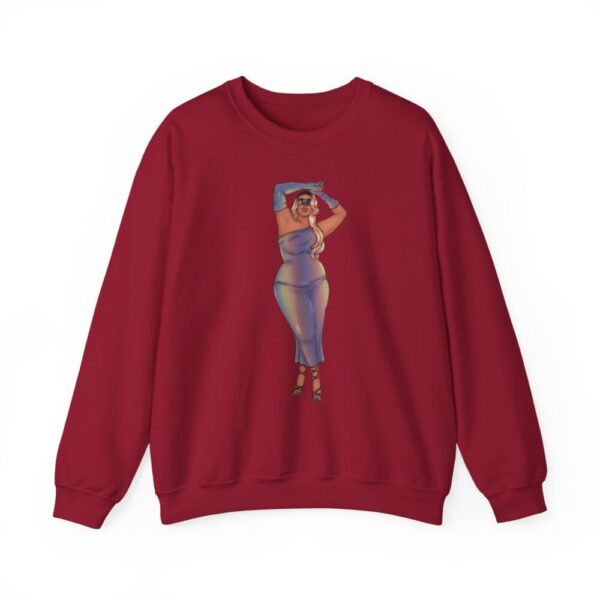 Crewneck Sweatshirt Featuring Plus Size Model Tazah Size S-5xl