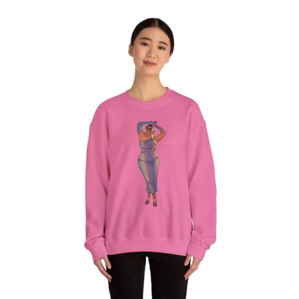 Crewneck Sweatshirt Featuring Plus Size Model Tazah Size S-5xl