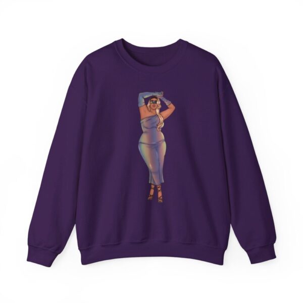 Crewneck Sweatshirt Featuring Plus Size Model Tazah Size S-5xl