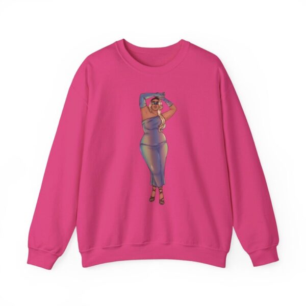 Crewneck Sweatshirt Featuring Plus Size Model Tazah Size S-5xl