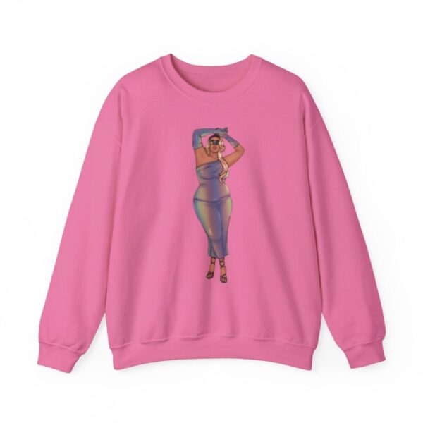 Crewneck Sweatshirt Featuring Plus Size Model Tazah Size S-5xl