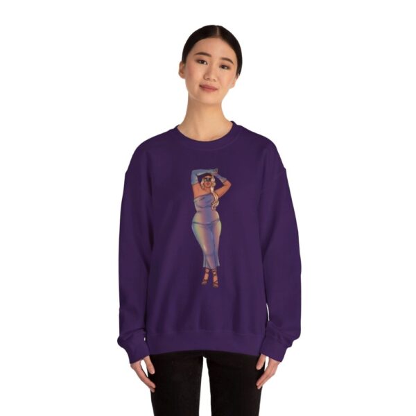 Crewneck Sweatshirt Featuring Plus Size Model Tazah Size S-5xl