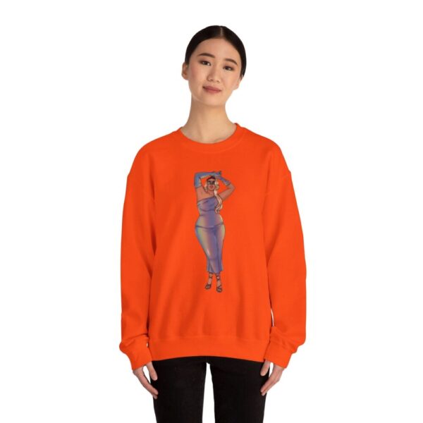 Crewneck Sweatshirt Featuring Plus Size Model Tazah Size S-5xl