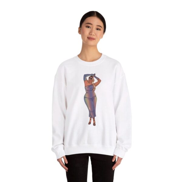 Crewneck Sweatshirt Featuring Plus Size Model Tazah Size S-5xl