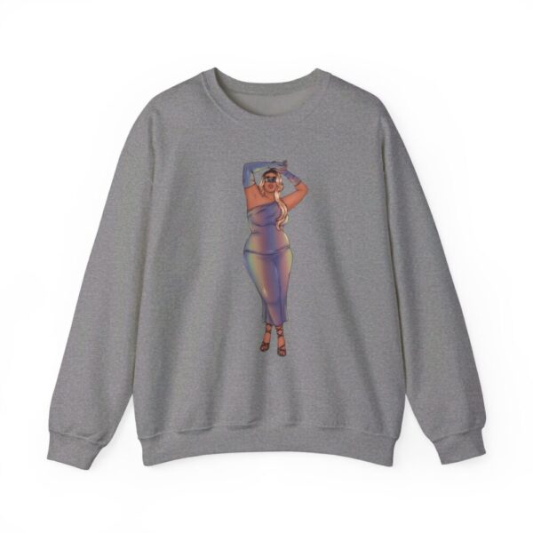 Crewneck Sweatshirt Featuring Plus Size Model Tazah Size S-5xl