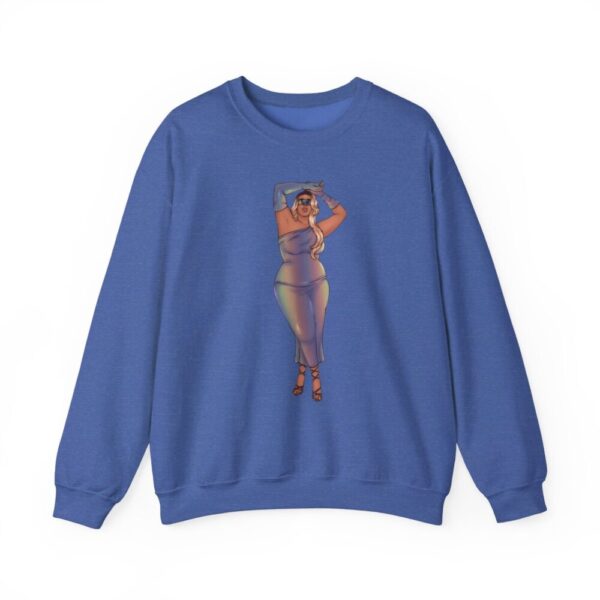 Crewneck Sweatshirt Featuring Plus Size Model Tazah Size S-5xl