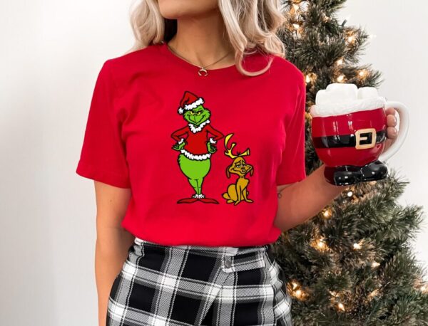 Grinch and Max tee