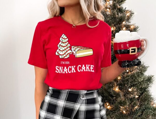 Christmas Tree Junkie/Im His Snack Cake Little Debbie Tee