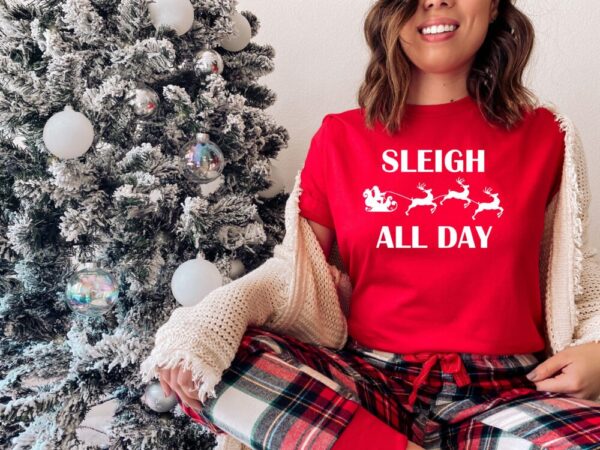 Sleigh all day tee