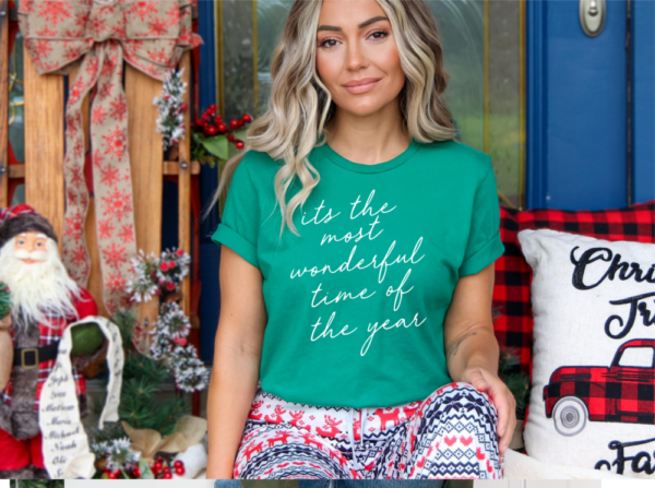 Its the most wonderful time of the year script tee