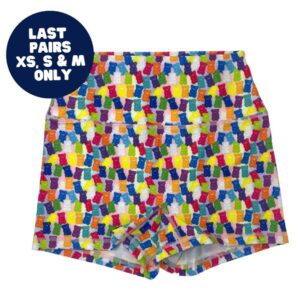 Candy Shop 3″ Sporty Shorts – FINAL SALE – XS, S & M  ONLY